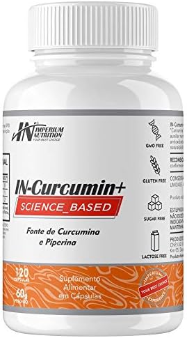 IN-Curcumin+ (Cúrcuma + Pimenta Preta 120 Cápsulas) – Imperium Vitamin
