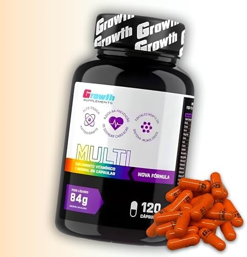 MULTIVITAMÍNICO GROWTH Dietary supplements – 120 Cápsulas
