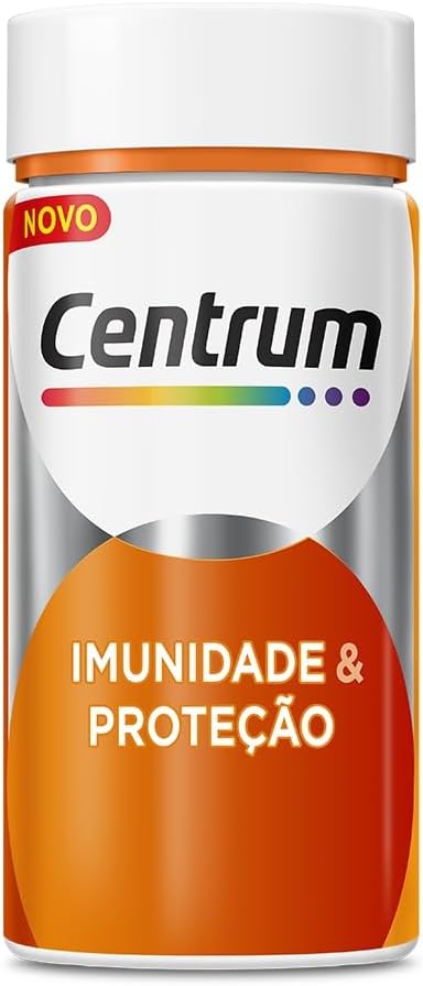 Centrum Suplemento Vitamínico Imunidade e Proteção com Vitamina C, Vitamina D, Vitamina A e Zinco, Superb para Imunidade e Manutenção da Pele, 60 Cápsulas