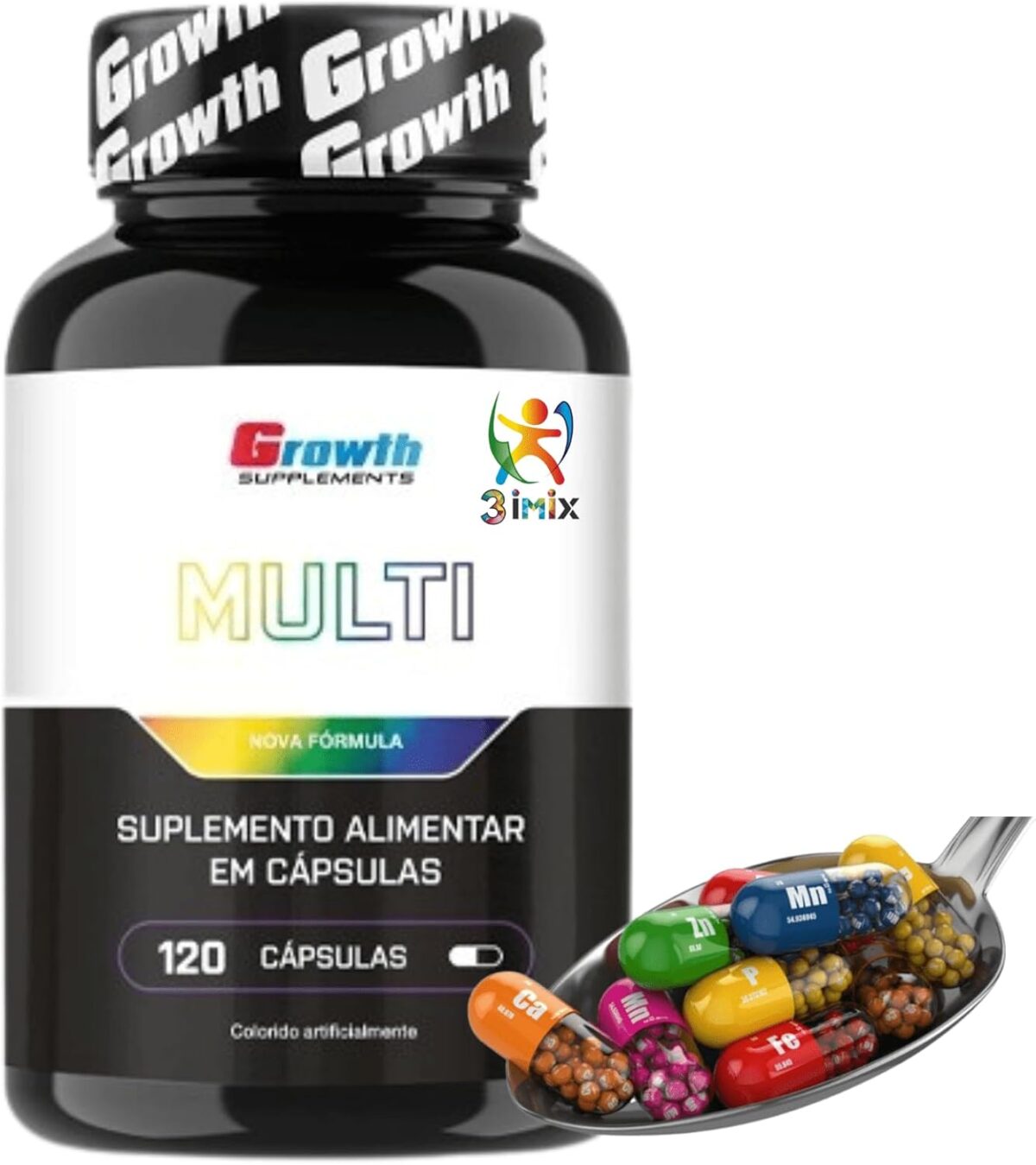 Multivitamínico Development – Suplemento Vitamínico e Mineral 120 cápsulas