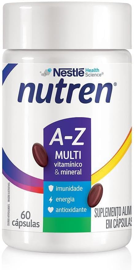 Nutren Suplemento Alimentar Multivitamínico A-Z 60 Cápsulas