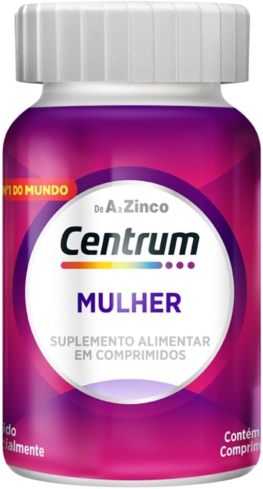Centrum Necessities Mulher Multivitamínico de A a Z, Suplemento Alimentar, 60 comprimidos
