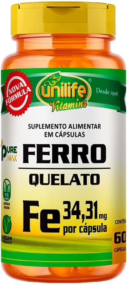 Ferro Quelato “Fe” – 60 cápsulas