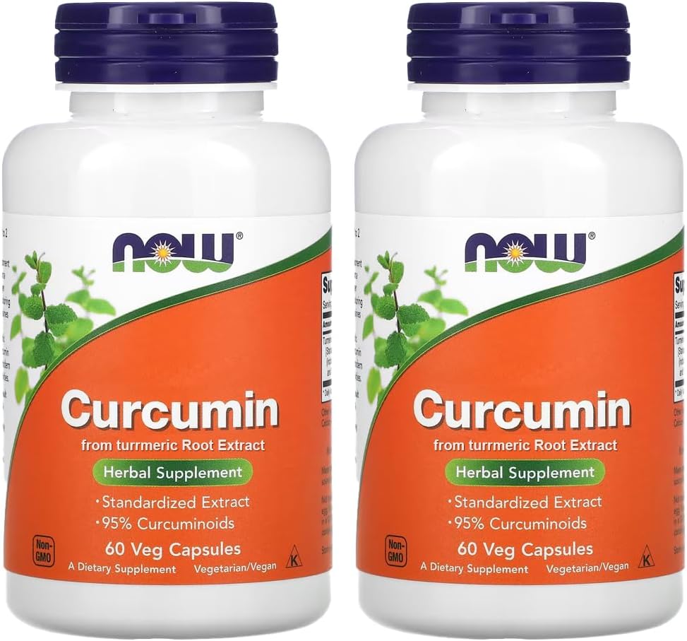 Now Meals Curcumina Açafrão da India 665mg 60 Veg caps 2 unidades Produto Importado