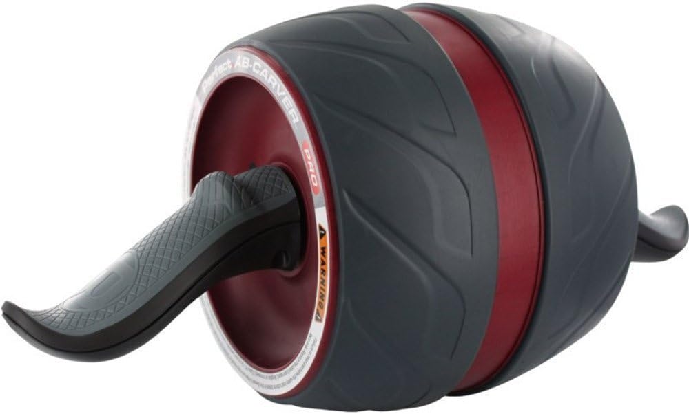Roda de execícios abdominais Good Health Ab Carver Professional, para uso doméstico, preto/vermelho