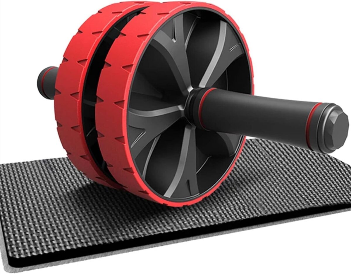 Rodas de treinamento Ab Curler Wheel Abs Exercise Gear for Belly Core Energy Coaching Train Energy Wheel for Residence Fitness center Health Ab Curler para homens
