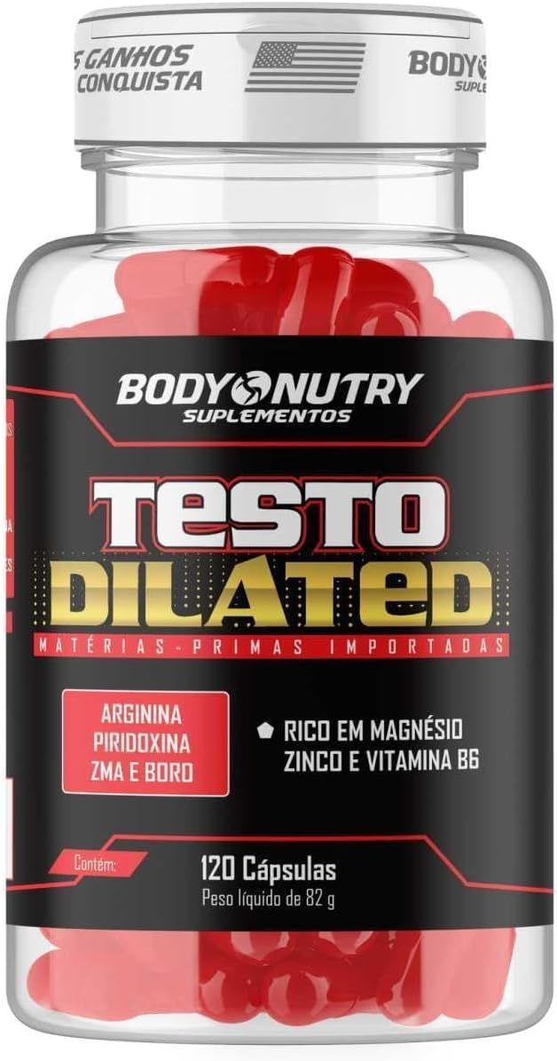Vitaminas e Minerais Dilated Pote 120 Capsulas com Boro e Arginina Rico em Magnésio Zinco e Vitamina B6 Suplemento Pure