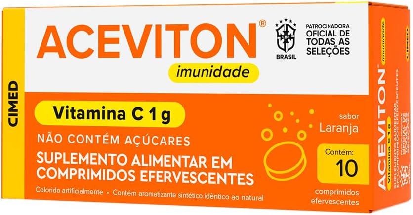 Aceviton Imunidade Vitamina C com 10 Comprimidos Efervescentes