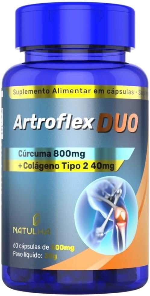 ArtroFlex DUO (Cúrcuma + Colágeno tipo II) 60 cápsulas – Natulha