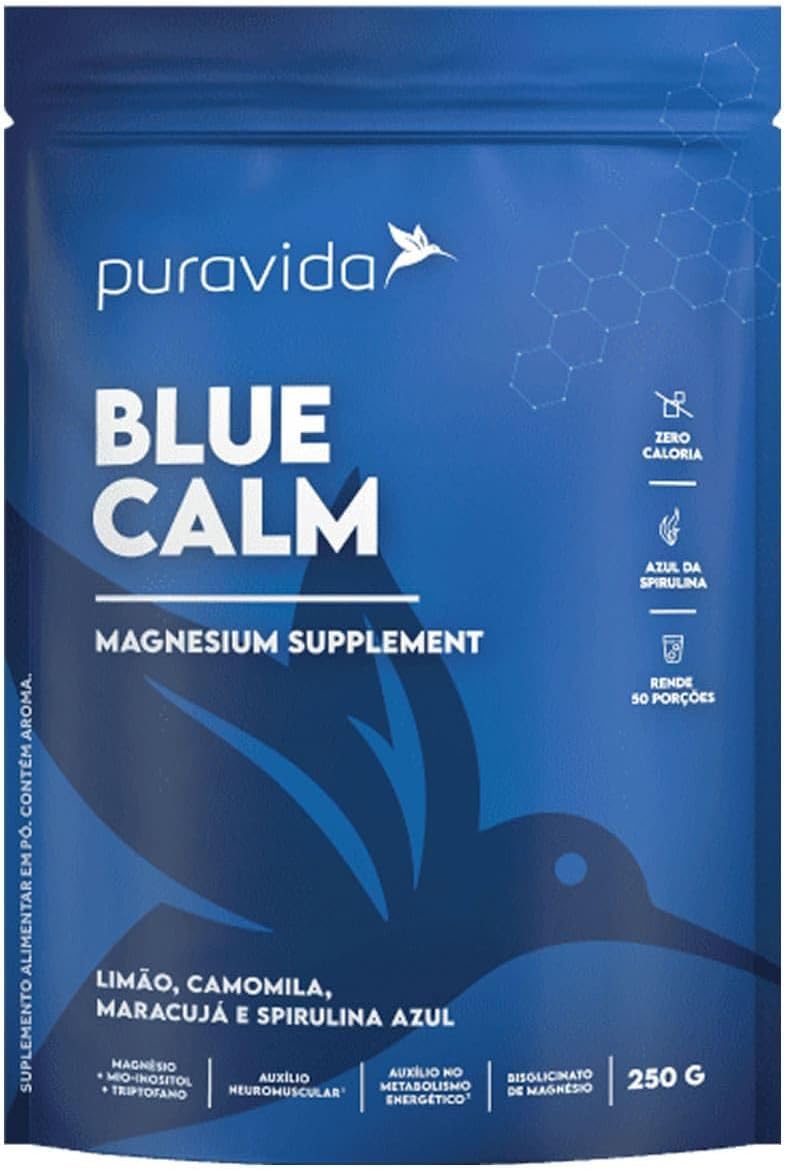 Blue Calm – Magnésio, Inositol, Triptofano e Taurina | 250g