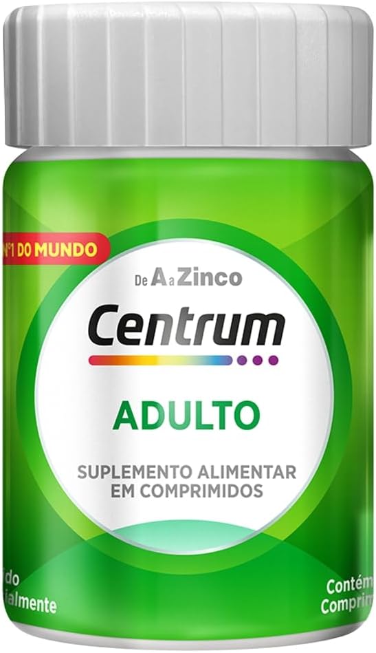 Centrum Suplemento Multivitamínico Diário Adulto de A a Z, com Vitaminas do Complexo B, 30 comprimidos