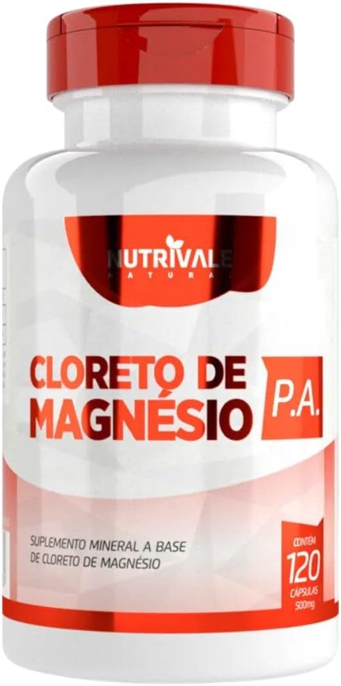 Cloreto de Magnésio P.A., 120 Cápsulas, Puro, Authentic