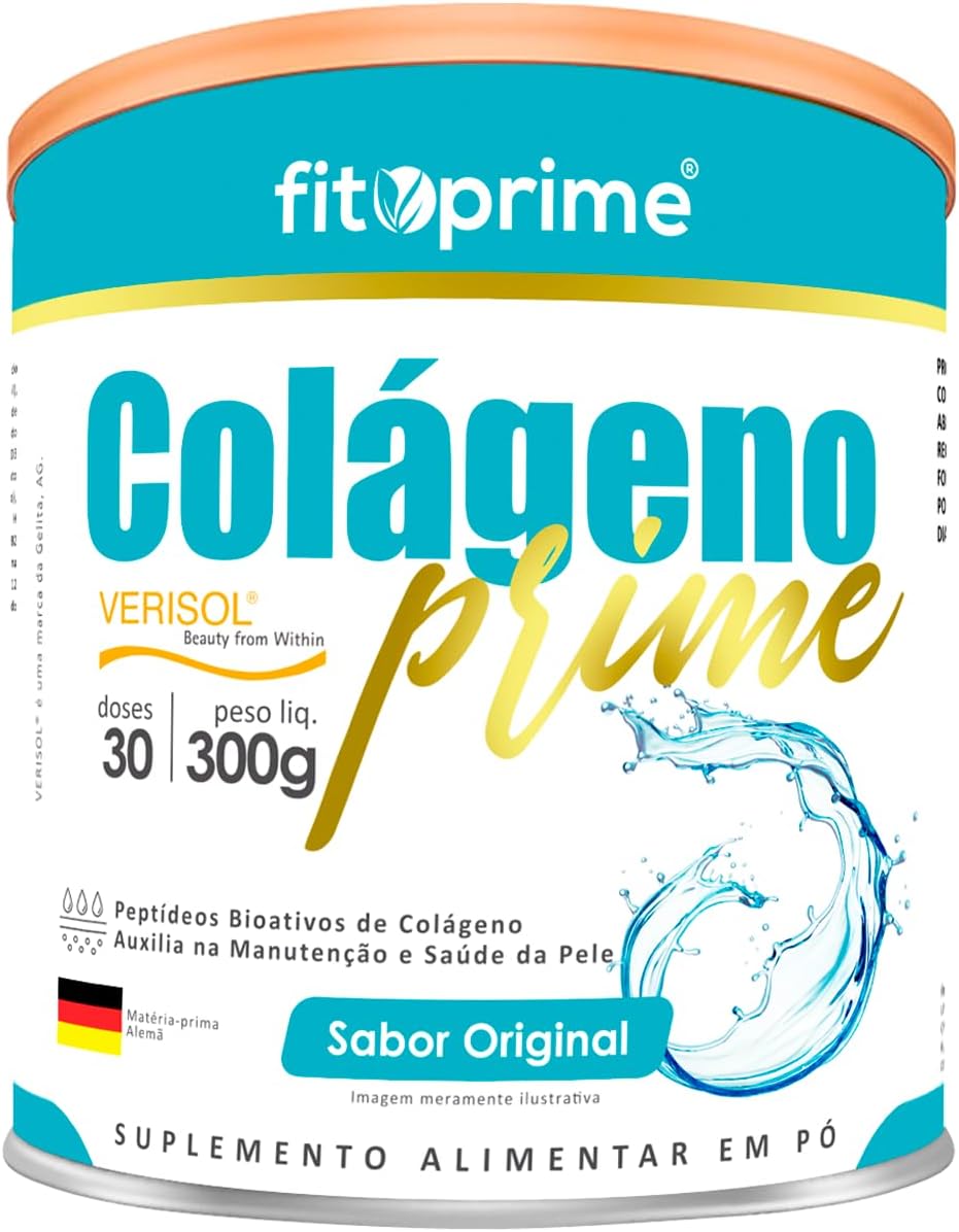 Colágeno Verisol com Vitaminas e Minerais Original Lata.