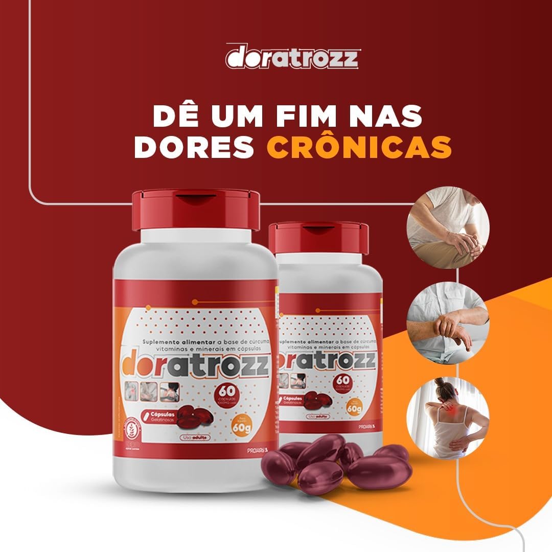 Doratrozz – Mdk + Curcumina Em Cápsula Softgel