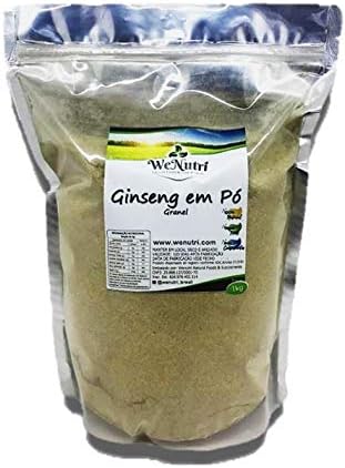Ginseng em Pó Puro 1kg Wenutri