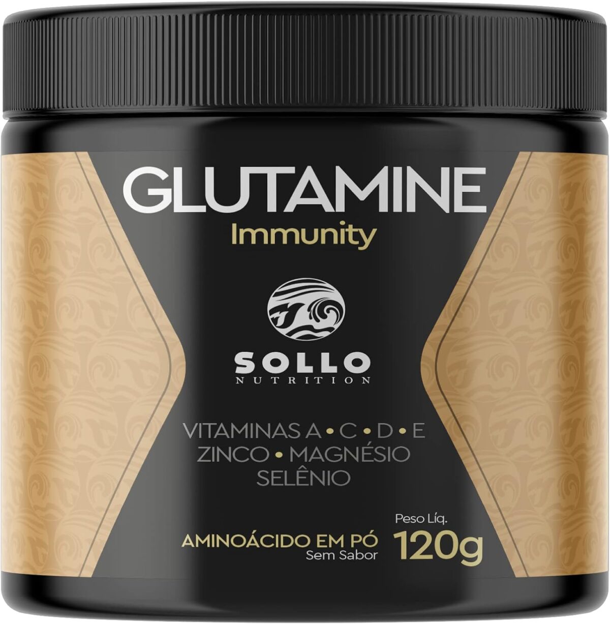Glutamina Immunity – 120g (Vitaminas A, C, D, E, Zinco, Magnésio e Selênio) – imunidade, vitaminas e minerais