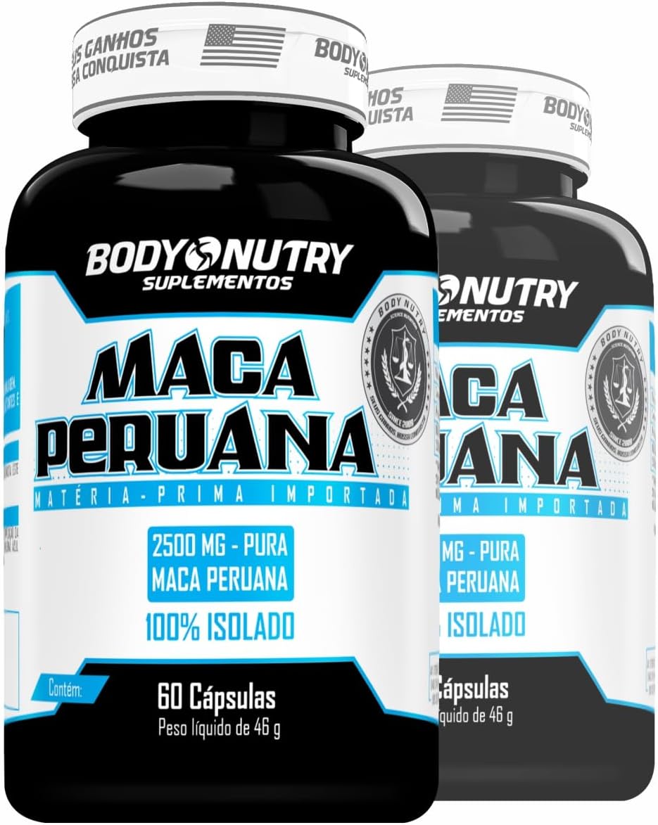 Equipment 2x Maca Peruana Premium 2500mg 100% Pura Pote 60 Cápsulas Matéria Prima Importada Para Homens e Mulheres | Energia Resistência