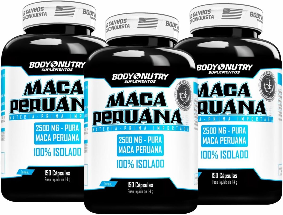 Equipment 3x Maca Peruana Premium 2500mg 100% Pura Pote 150 Cápsulas Matéria Prima Importada Para Homens e Mulheres | Energia Resistência