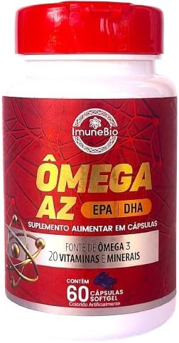 Package Ômega 3 A-Z – 20 Vitaminas e Minerais + EPA DHA – 60 Caps. Sorftgel (3)