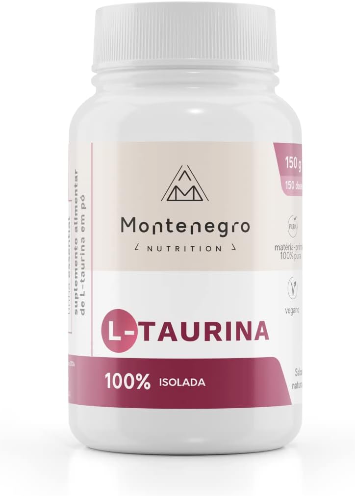 L-taurina 150 g 100% pura – Montenegro Diet