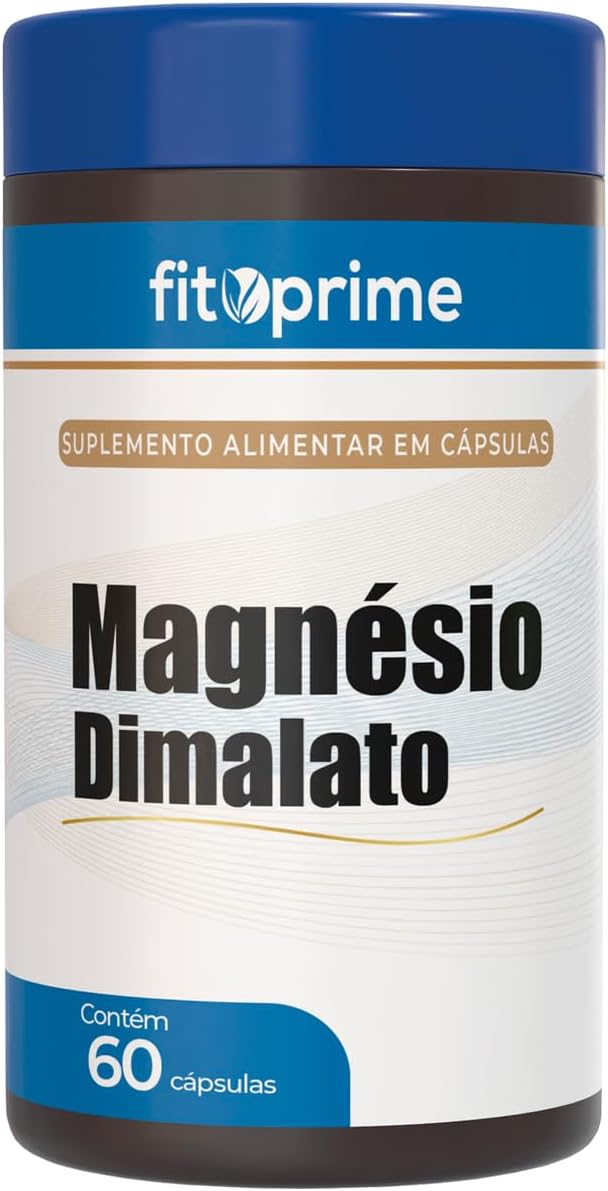 Magnésio Dimalato 550mg 60cps Fitoprime