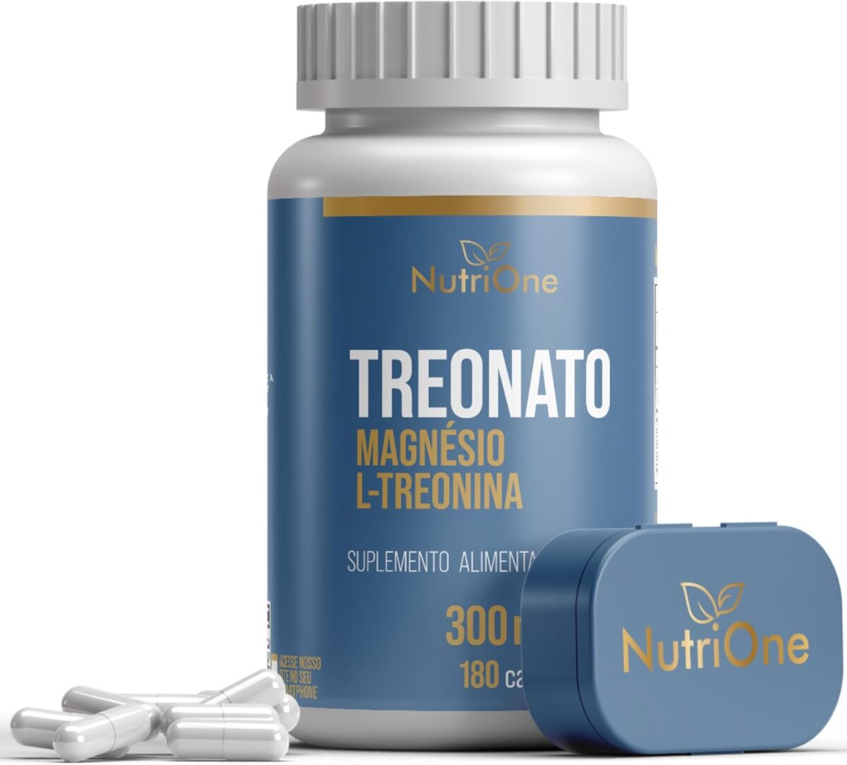 Magnésio L-Treonato Concentrado + Magnésio Quelato 180 Cápsulas – Nutrione