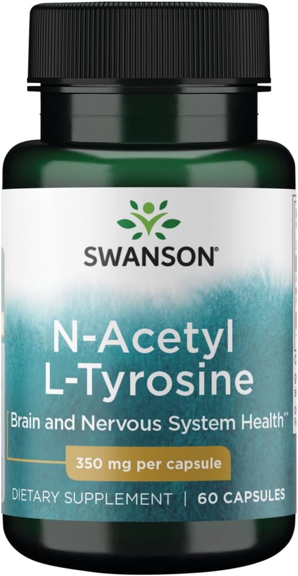 N Acetil L Tirosina 350 mg Swanson 60 cap