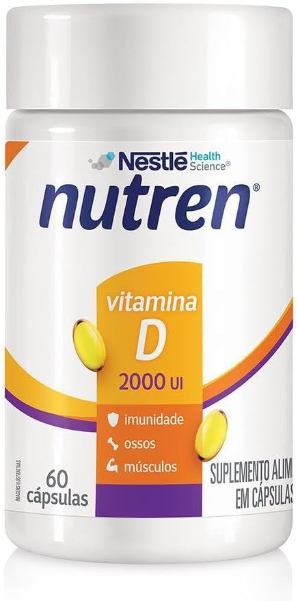 Nutren Suplemento Alimentar Vitamina D 2.000Ui 60 Cápsulas