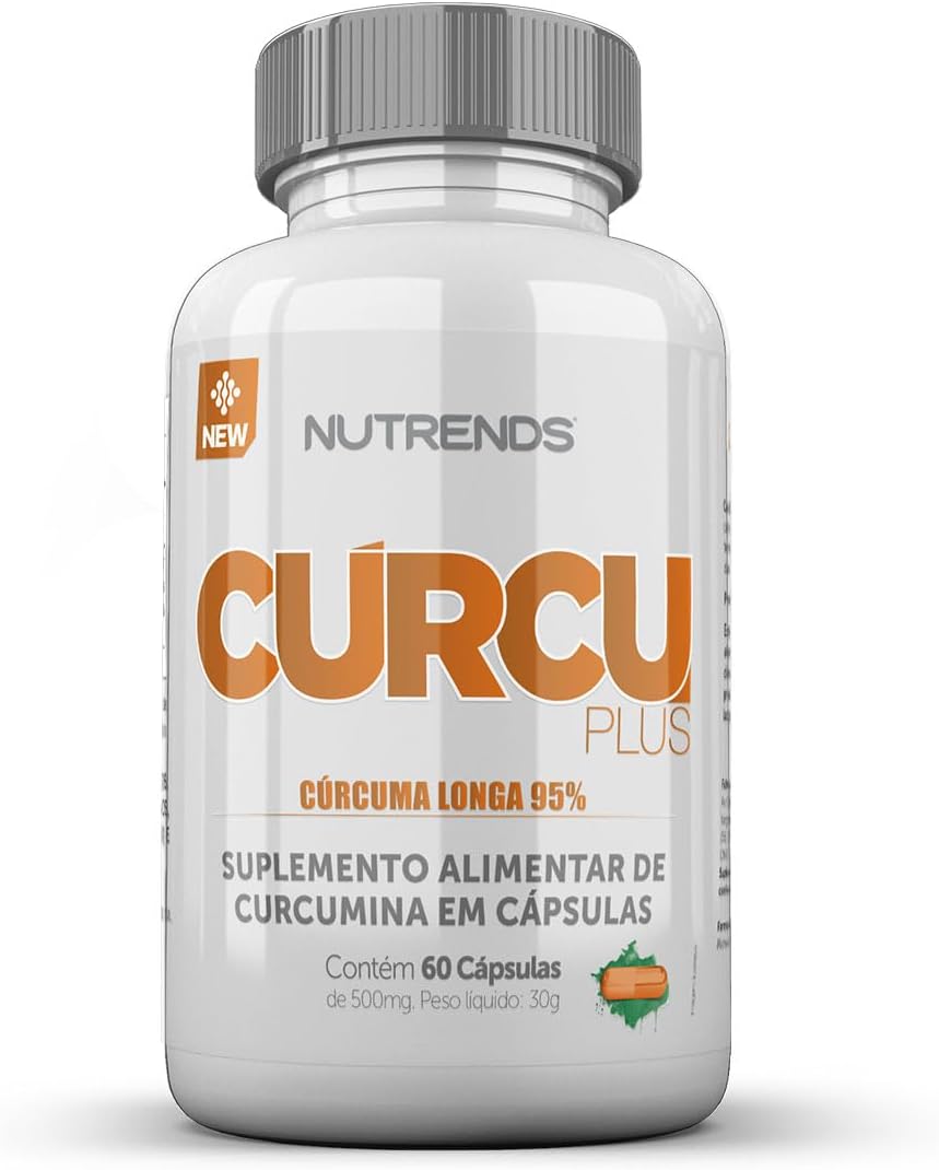 Nutrends Curcu Plus (Cúrcuma Longa 96%) 60 Cápsulas