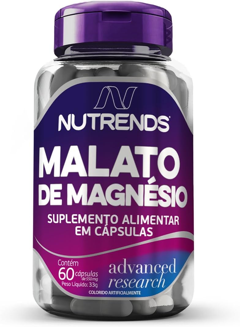 Nutrends Malato De Magnésio 60 Cápsulas