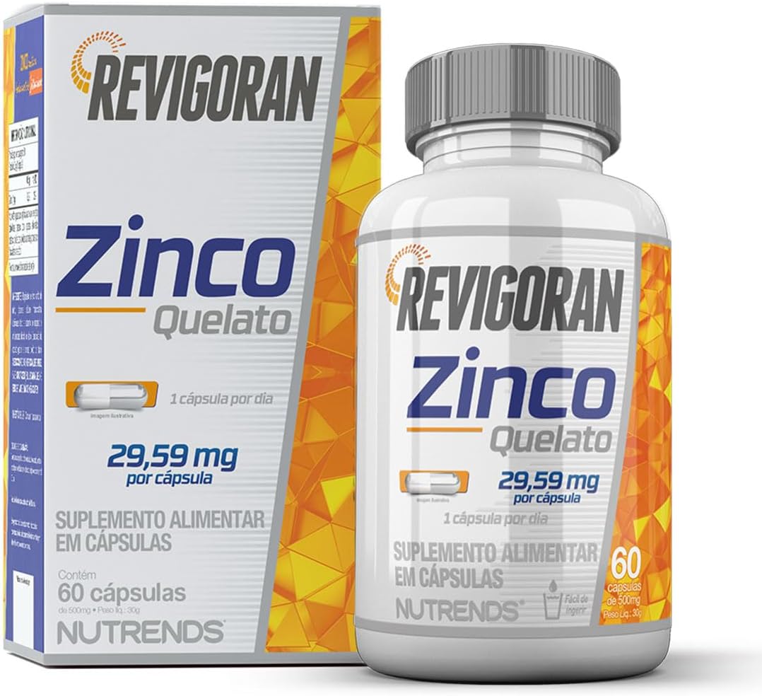Nutrends Revigoran Zinco Quelato 60 Cáps