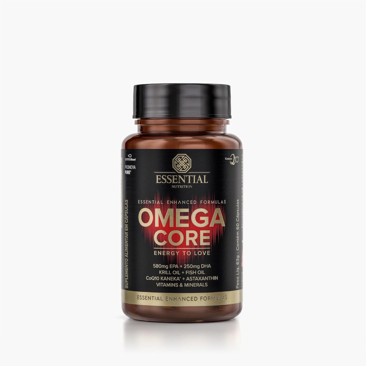 Omega Core Ômega 3 + Astaxantina + CoQ10 Important Diet 60 Cápsulas