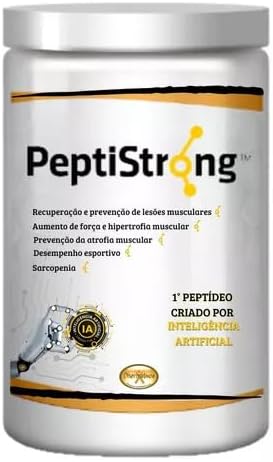 Peptistrong 2,4g Com Colágeno Peptan - 30 Doses - Proteína Muscular - Sem Sabor
