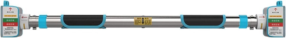 Pull-Up Bar Dwelling Gymnasium Metal Horizontal Bar, com barra confortável queixo de espuma para cima, ajustável 95-135cm, 110-150cm (Dimension : 95-135cm)