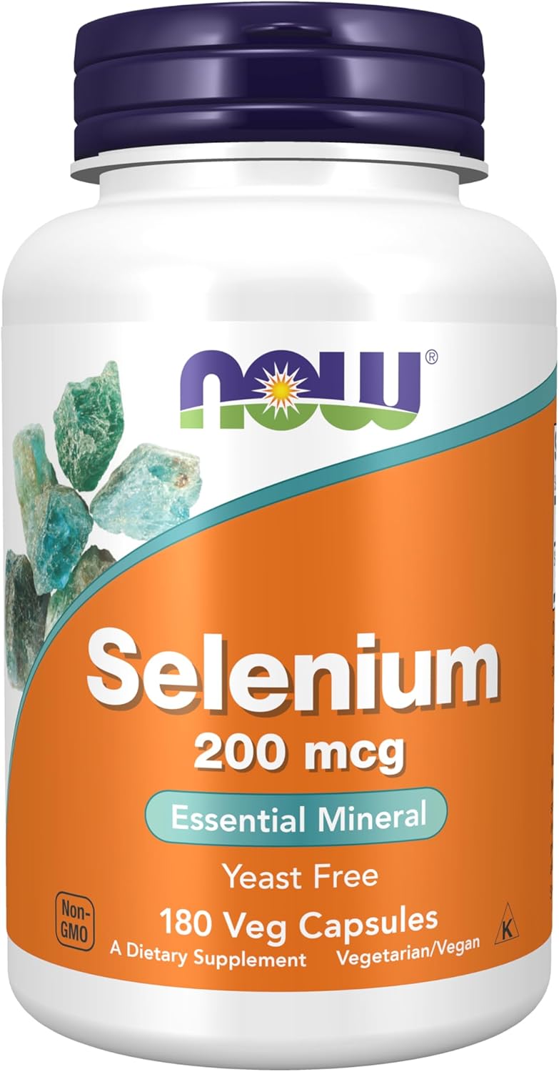 Selênio Selenium 200mcg (180 Veg Caps) Now Foods
