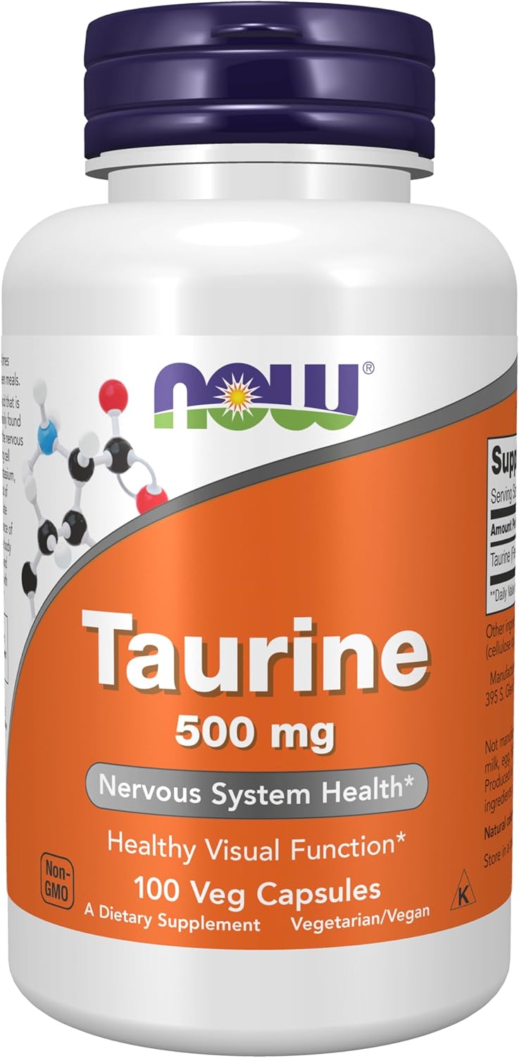 Taurina – (100 caps) – (500mg) – Now Sports activities