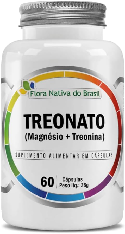 Treonato (Magnésio + Treonina) 60caps – Flora Nativa