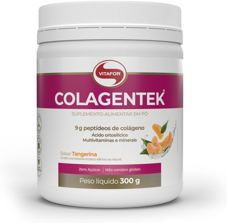 Vitafor – Colagentek 300g – Tangerina