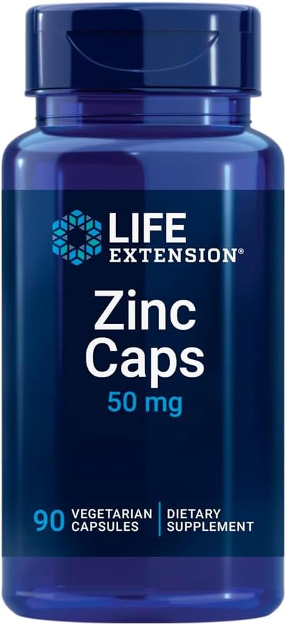 Zinco Caps, 90 Caps, Made In USA/Importado